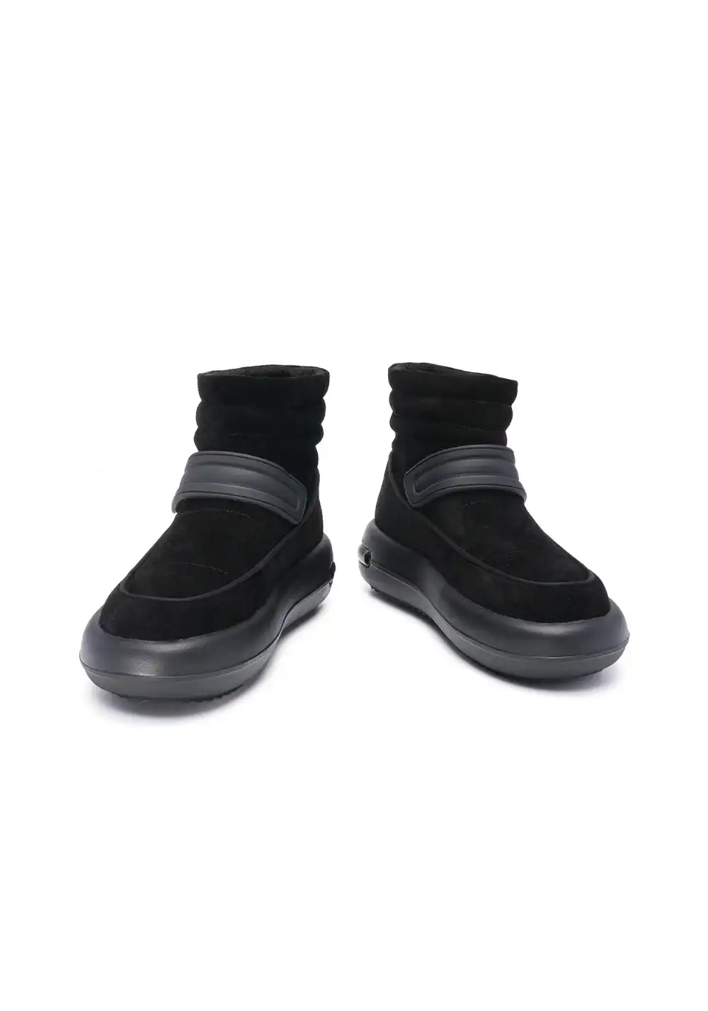 SMILEY丨Split Leather Thermal Snow Boots - Lightweight Foam Sole