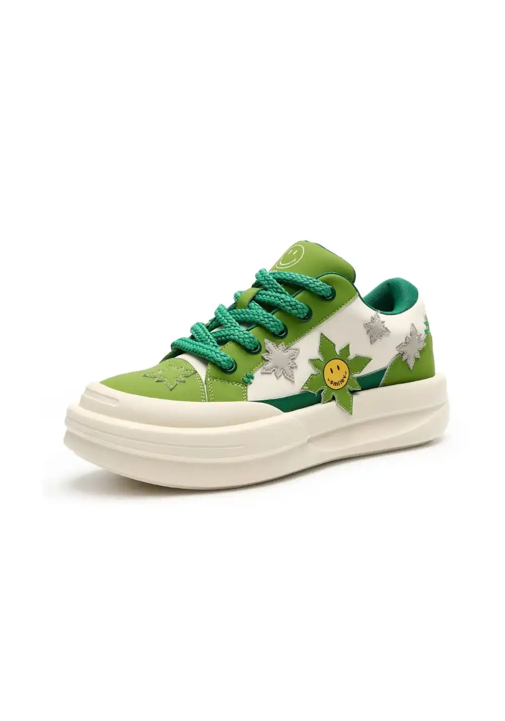SMILEY丨Dynamic Skate Shoes - Split Leather