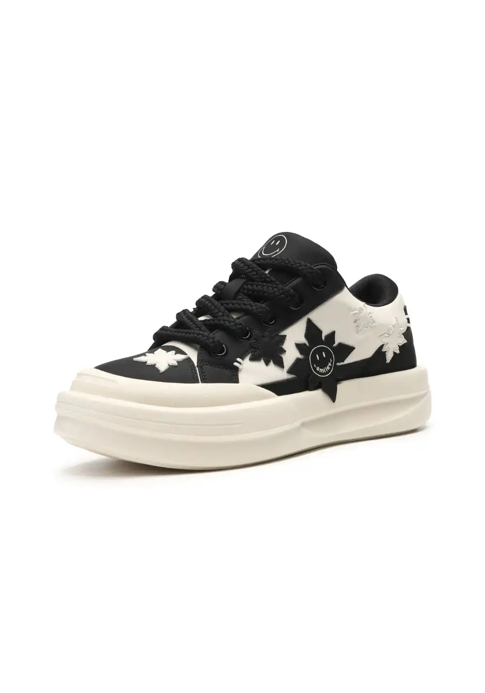 SMILEY丨Dynamic Skate Shoes - Split Leather