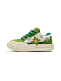 SMILEY丨Dynamic Skate Shoes - Split Leather