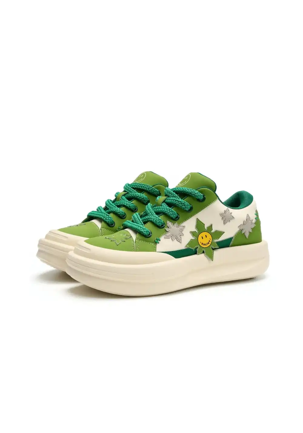 SMILEY丨Dynamic Skate Shoes - Split Leather