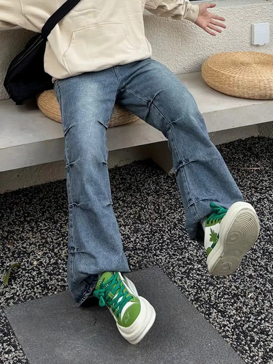 SMILEY丨Dynamic Skate Shoes - Split Leather