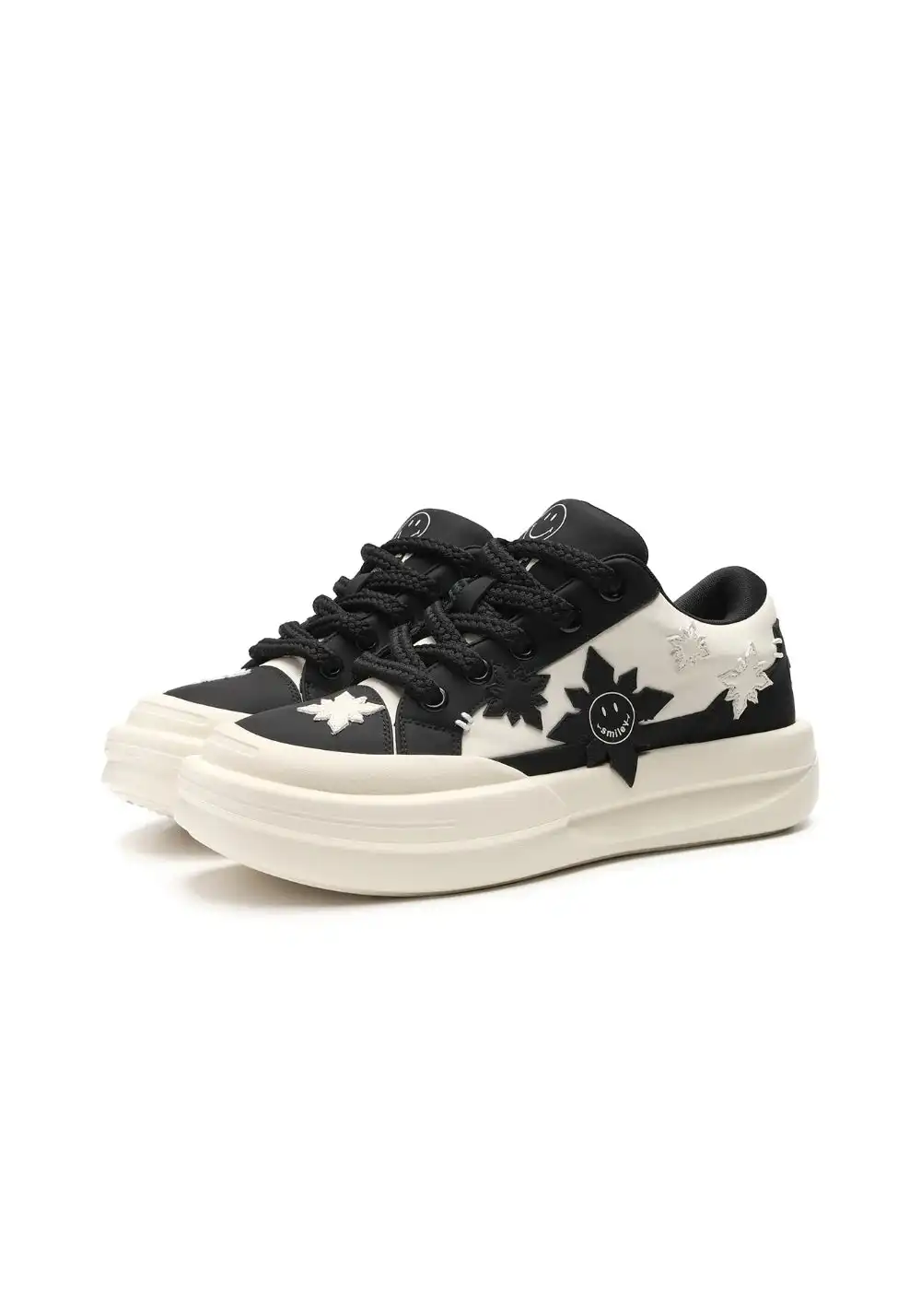 SMILEY丨Dynamic Skate Shoes - Split Leather