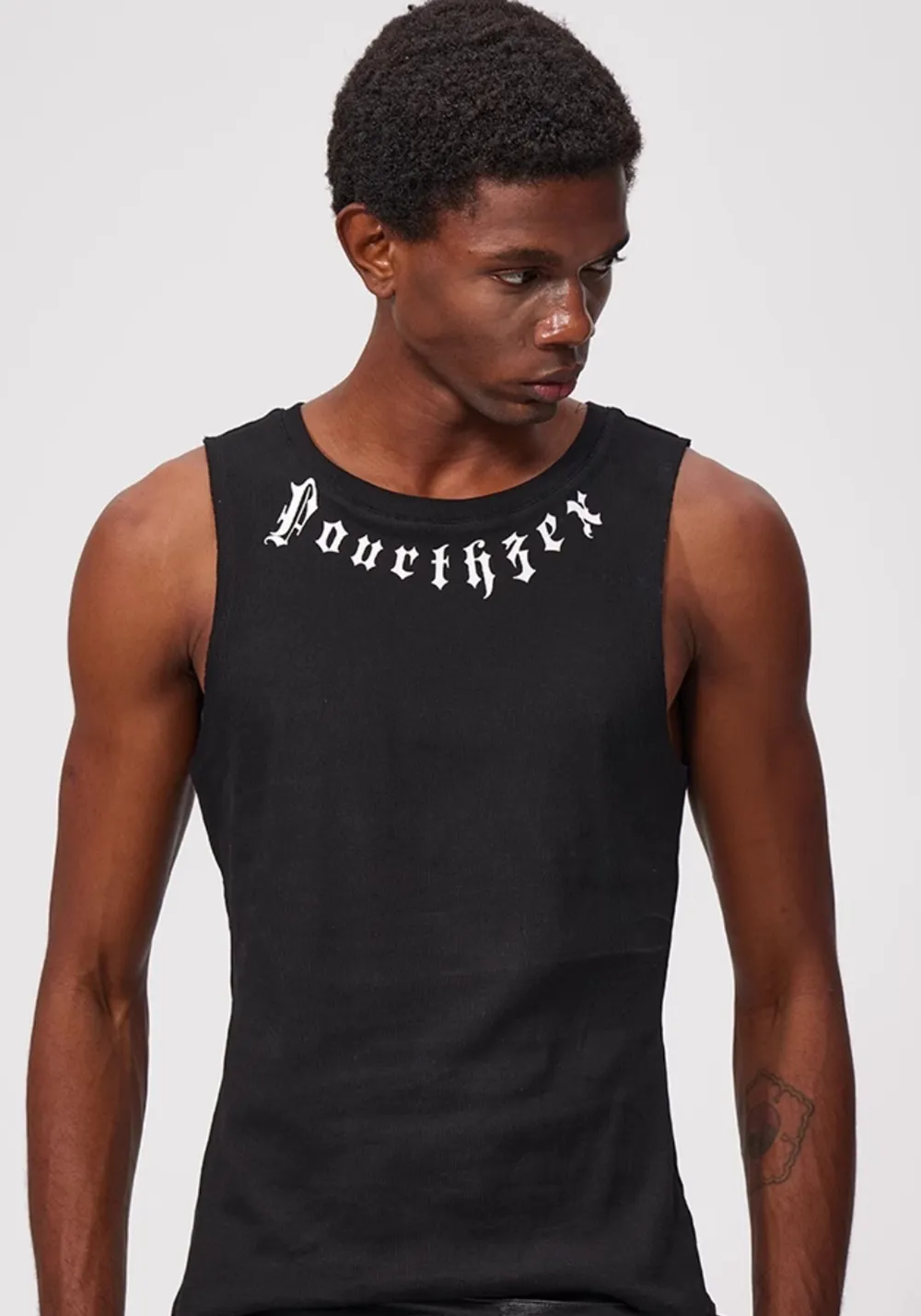 Fourth3ex丨Sanskrit Sword Print Tank Top