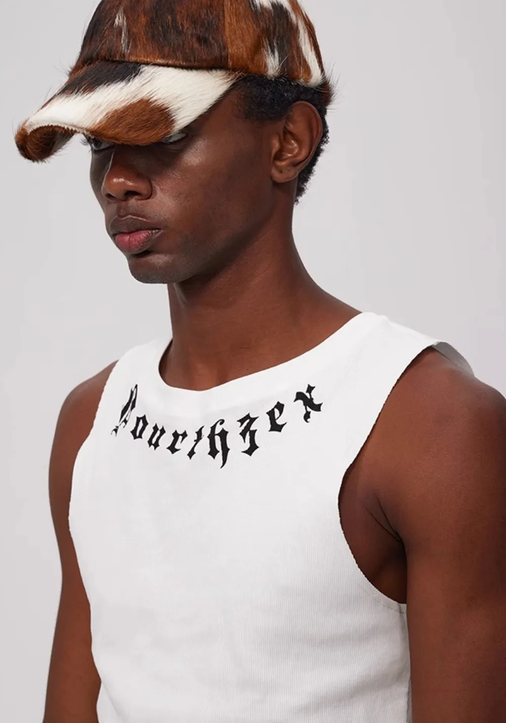 Fourth3ex丨Sanskrit Sword Print Tank Top