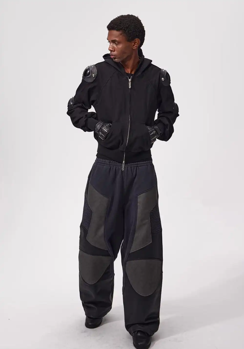 Fourth3ex丨Custom Armor Racing Hoodie - Streetwear