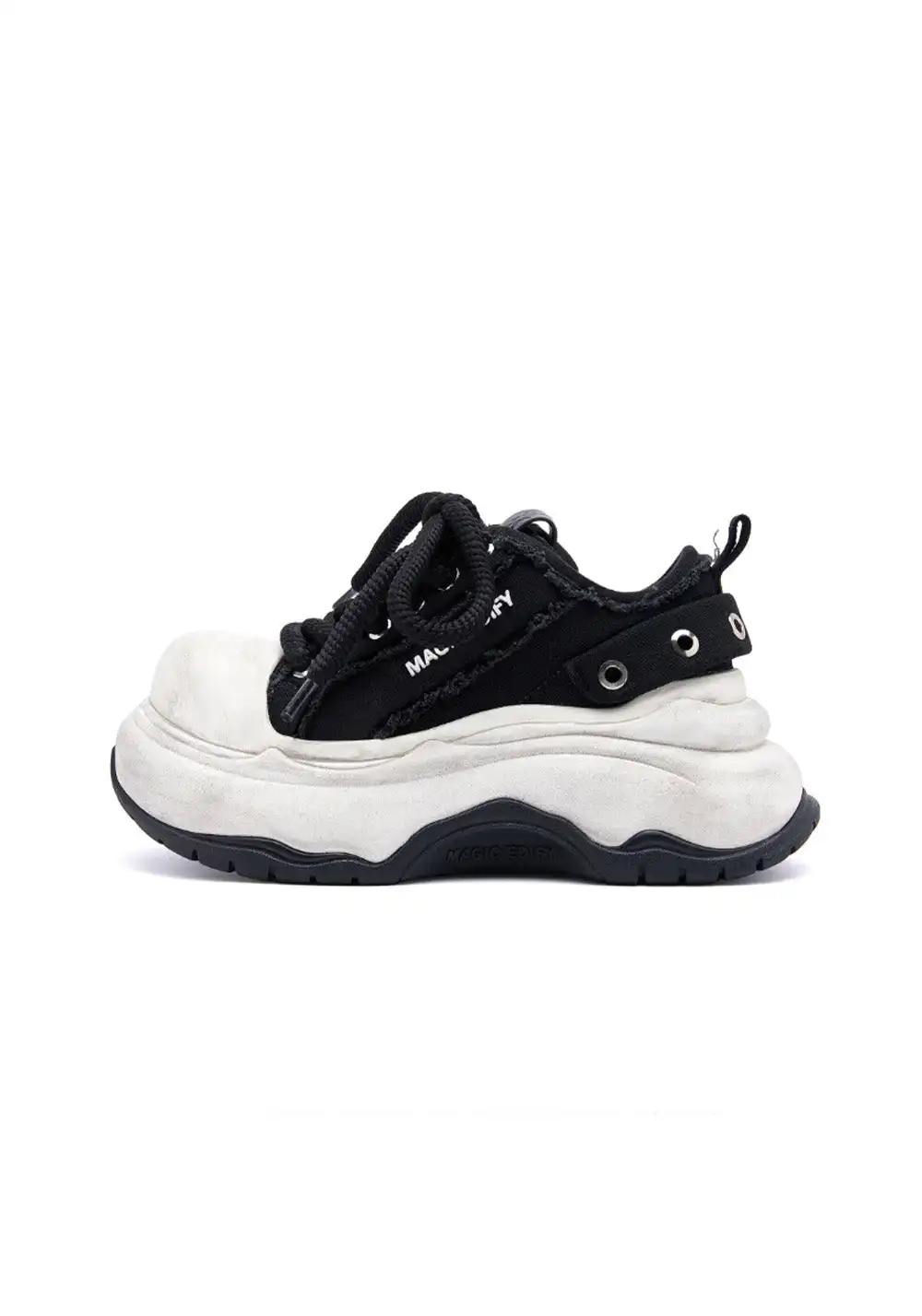M88M丨Distressed Chunky Platform Sneakers