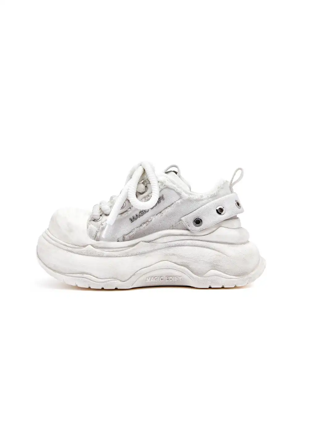 M88M丨Distressed Chunky Platform Sneakers