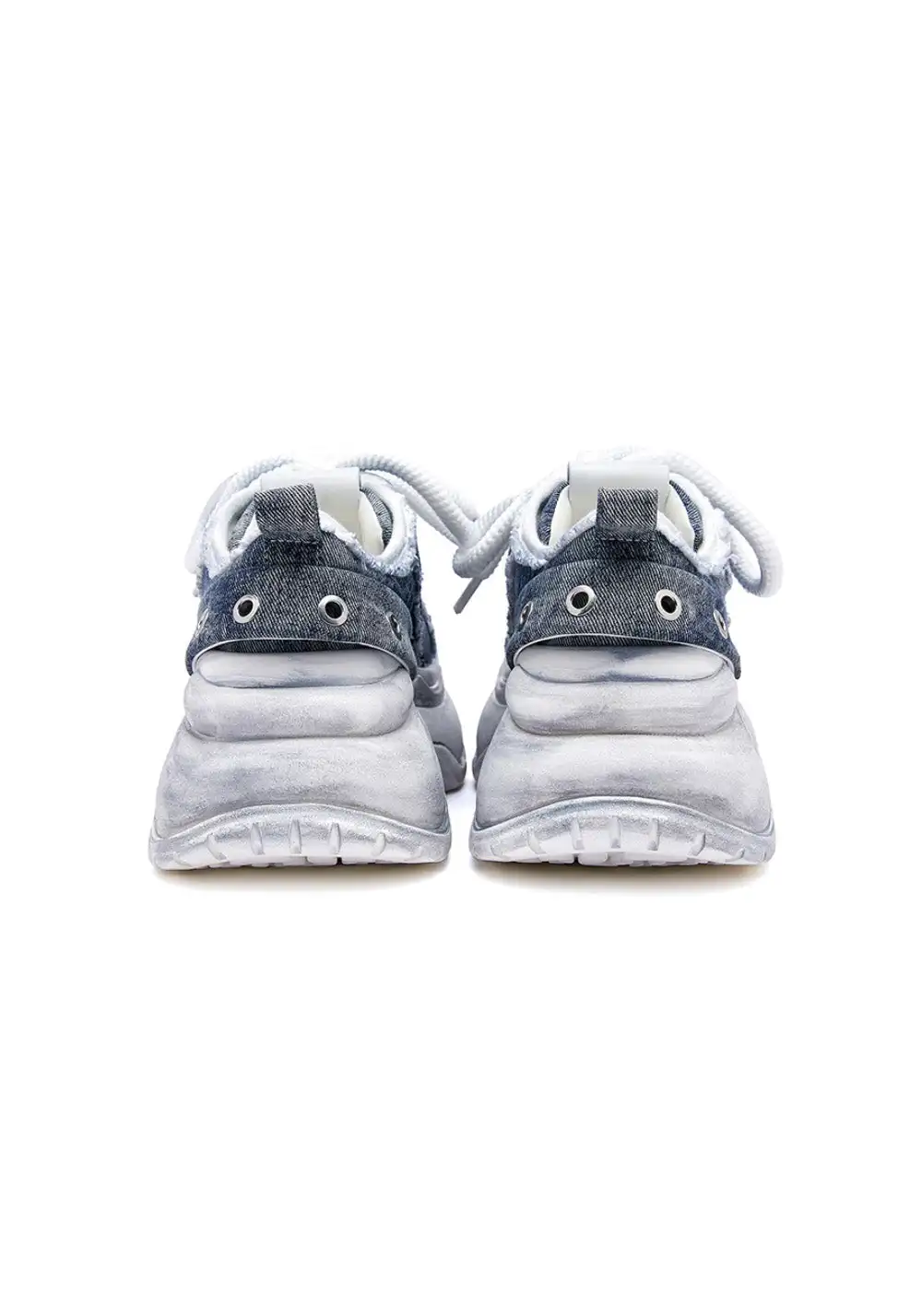 M88M丨Distressed Chunky Platform Sneakers