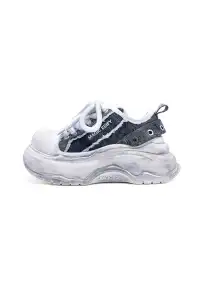 M88M丨Distressed Chunky Platform Sneakers