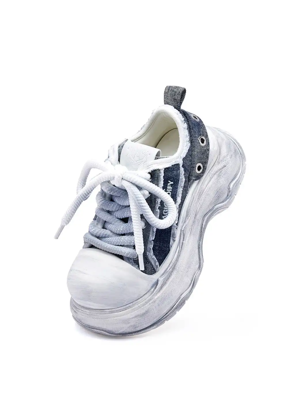 M88M丨Distressed Chunky Platform Sneakers