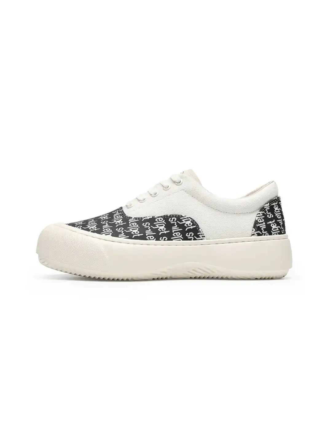 SMILEY丨Classic Print Canvas Sneakers