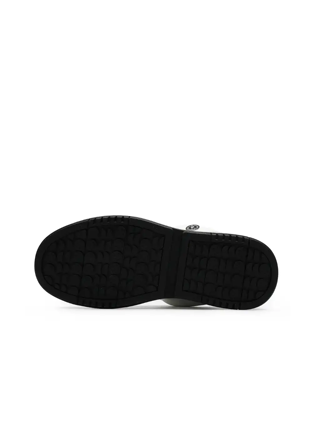 SMILEY丨Color-Block Leather Skate Shoes