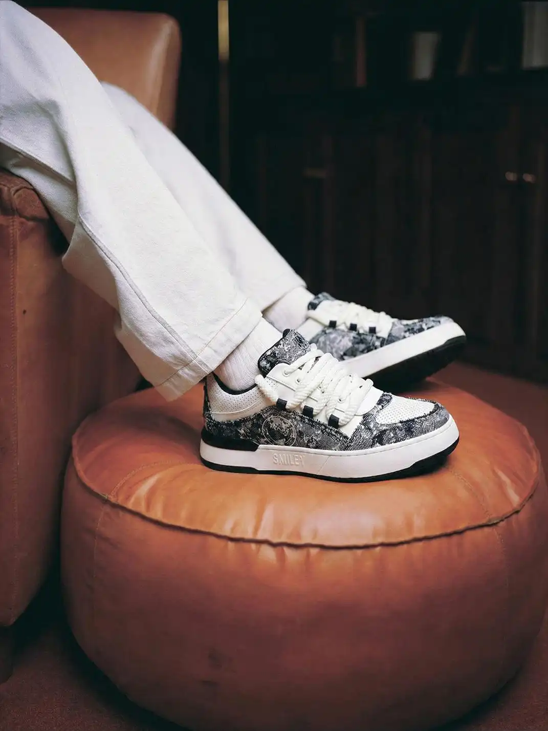 SMILEY丨Classic Print Canvas Shoes