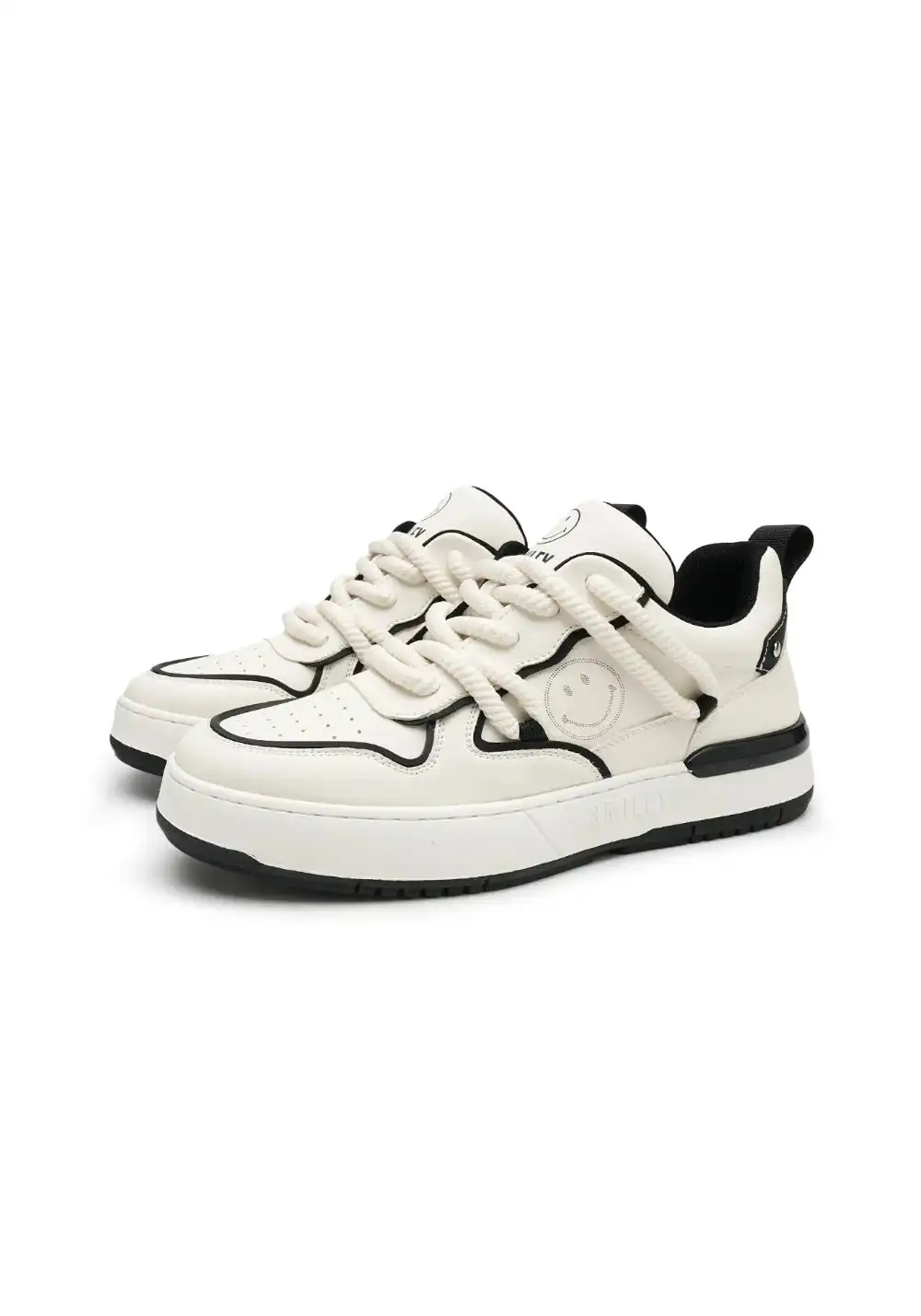 SMILEY丨Split Leather Skate Shoes