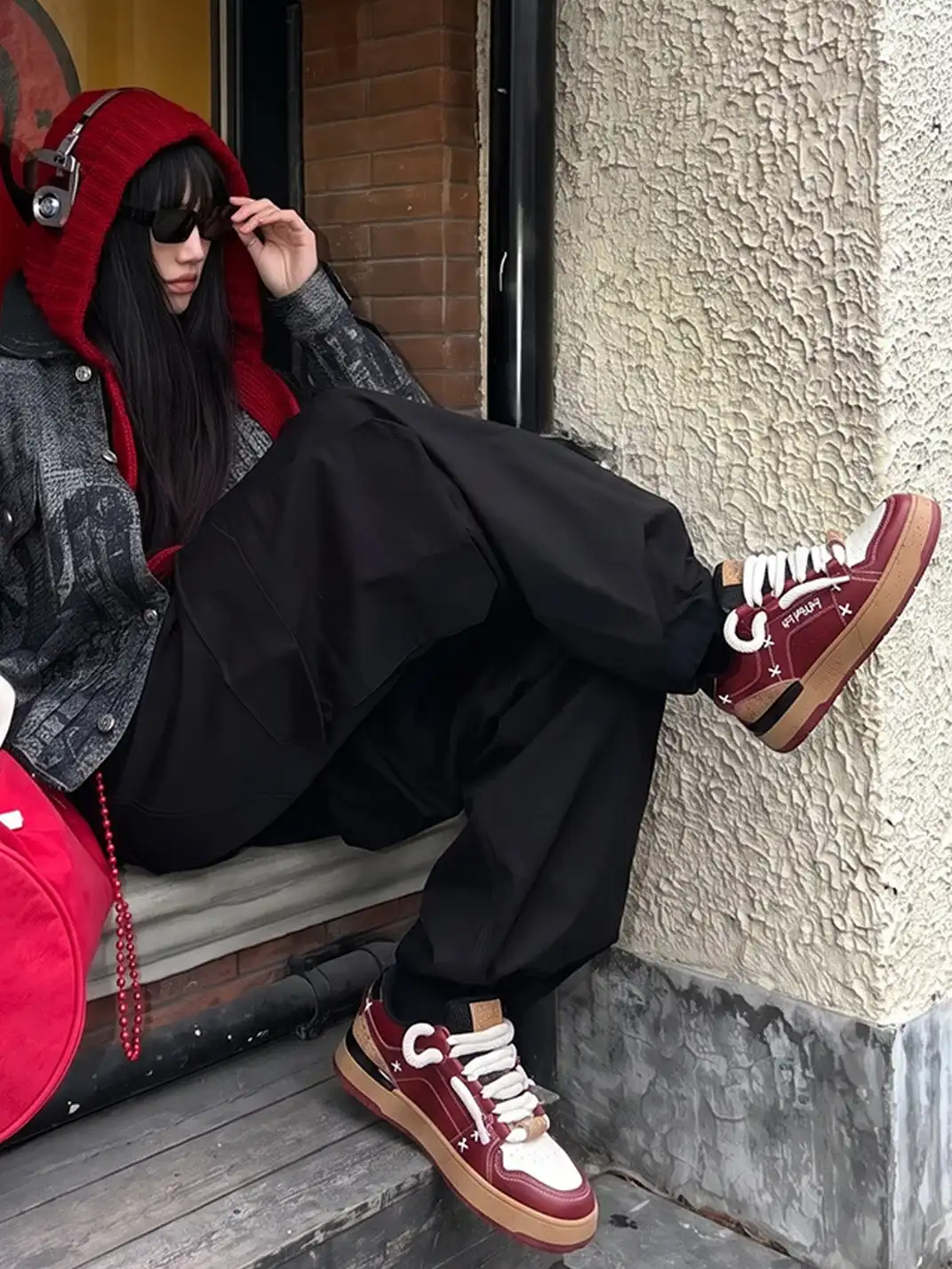 SMILEY丨Men's Leather Skate Shoes