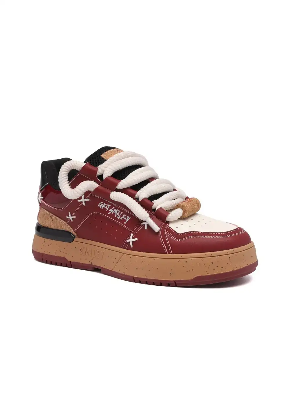 SMILEY丨Men's Leather Skate Shoes