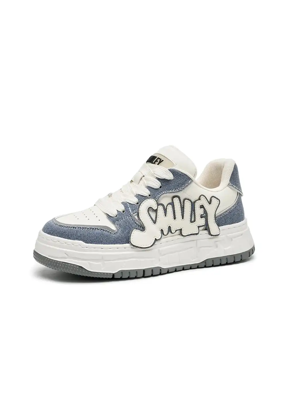 SMILEY丨Men's Split Leather Skate Shoes (Trendy)