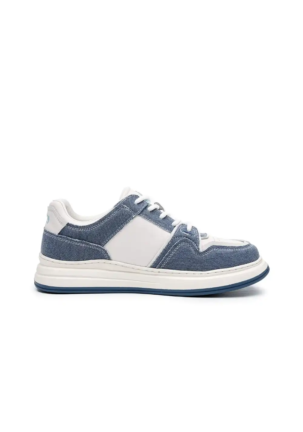 SMILEY丨Split Leather-Fabric Classic Skate Shoes