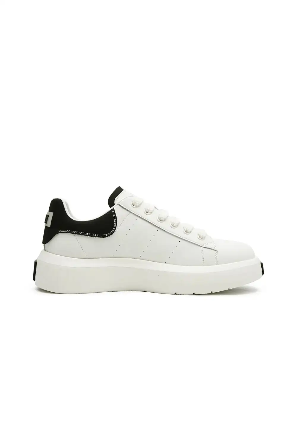 SMILEY丨Men's Laced Split Leather Skate Shoes