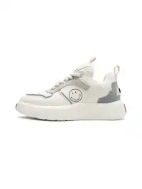 SMILEY丨Versatile Split Leather Skate Shoes