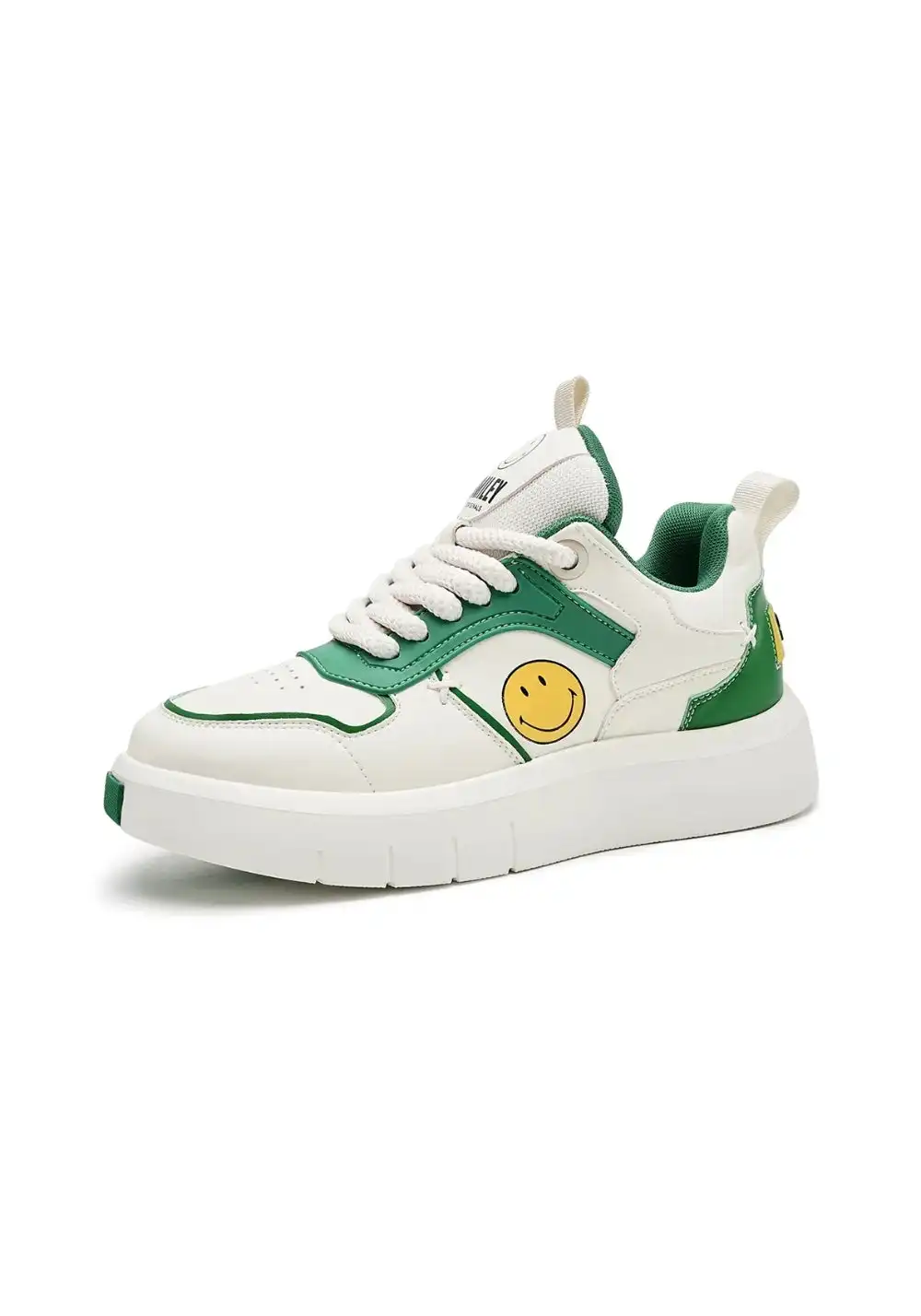 SMILEY丨Versatile Split Leather Skate Shoes