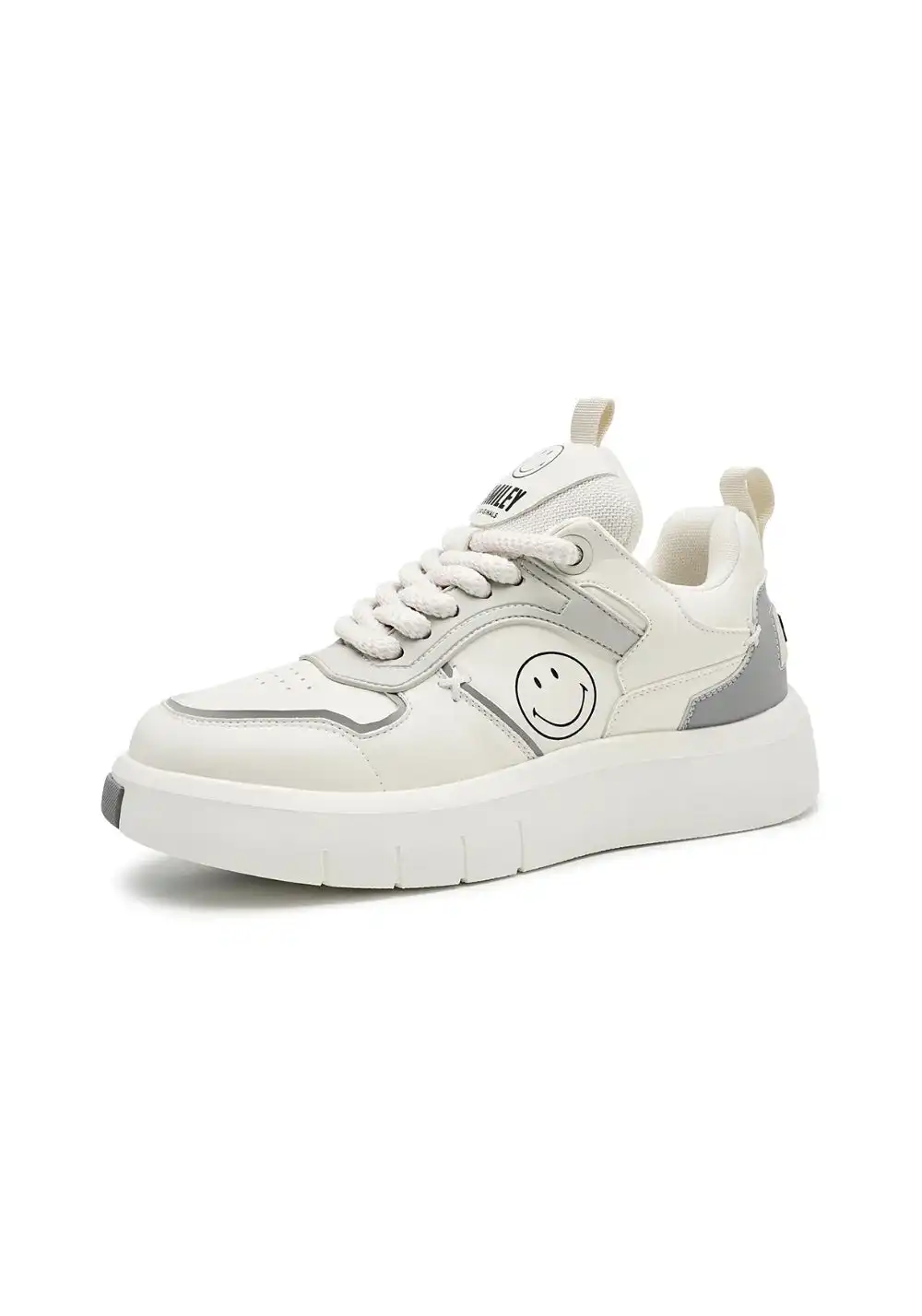 SMILEY丨Versatile Split Leather Skate Shoes