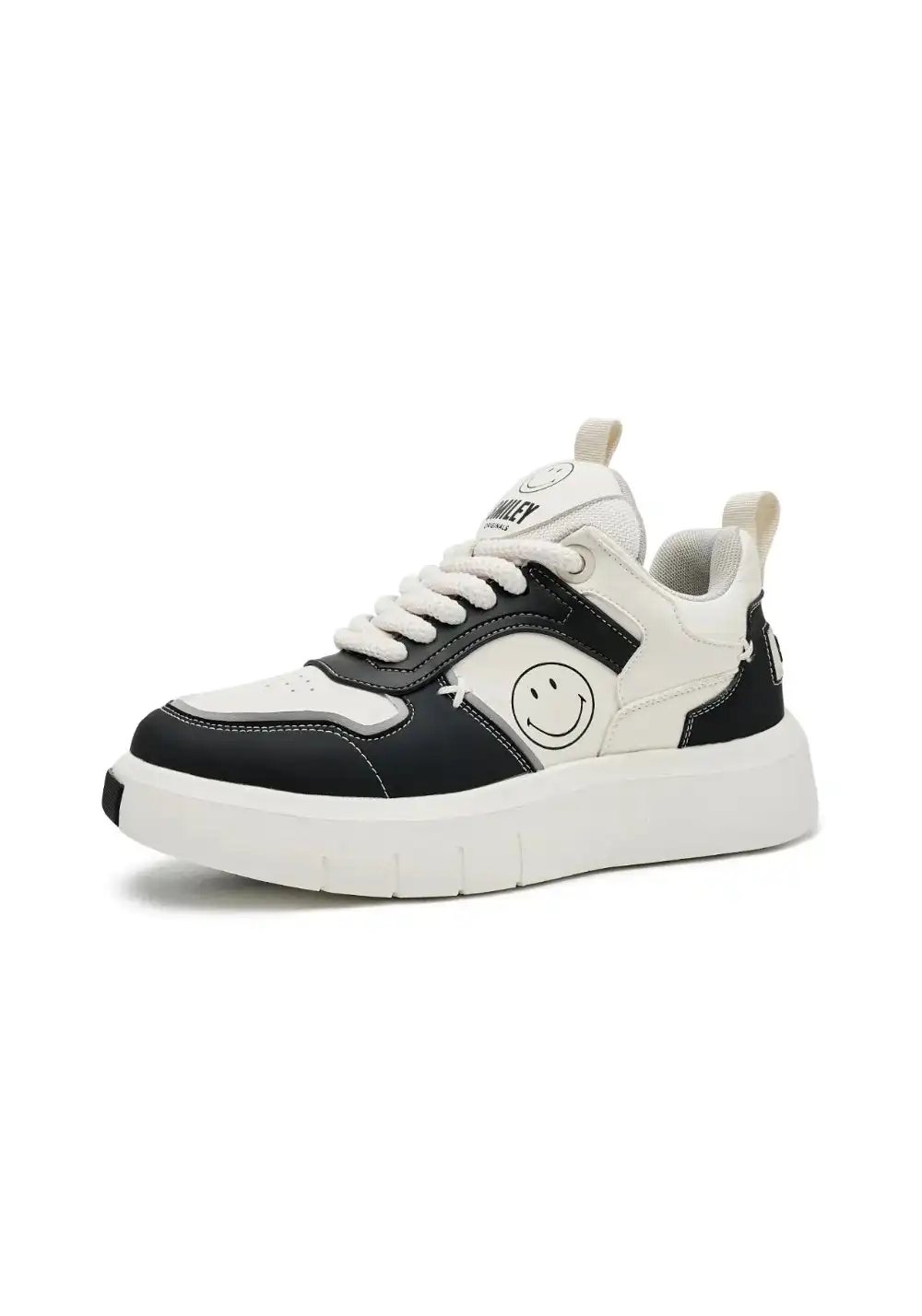 SMILEY丨Versatile Split Leather Skate Shoes