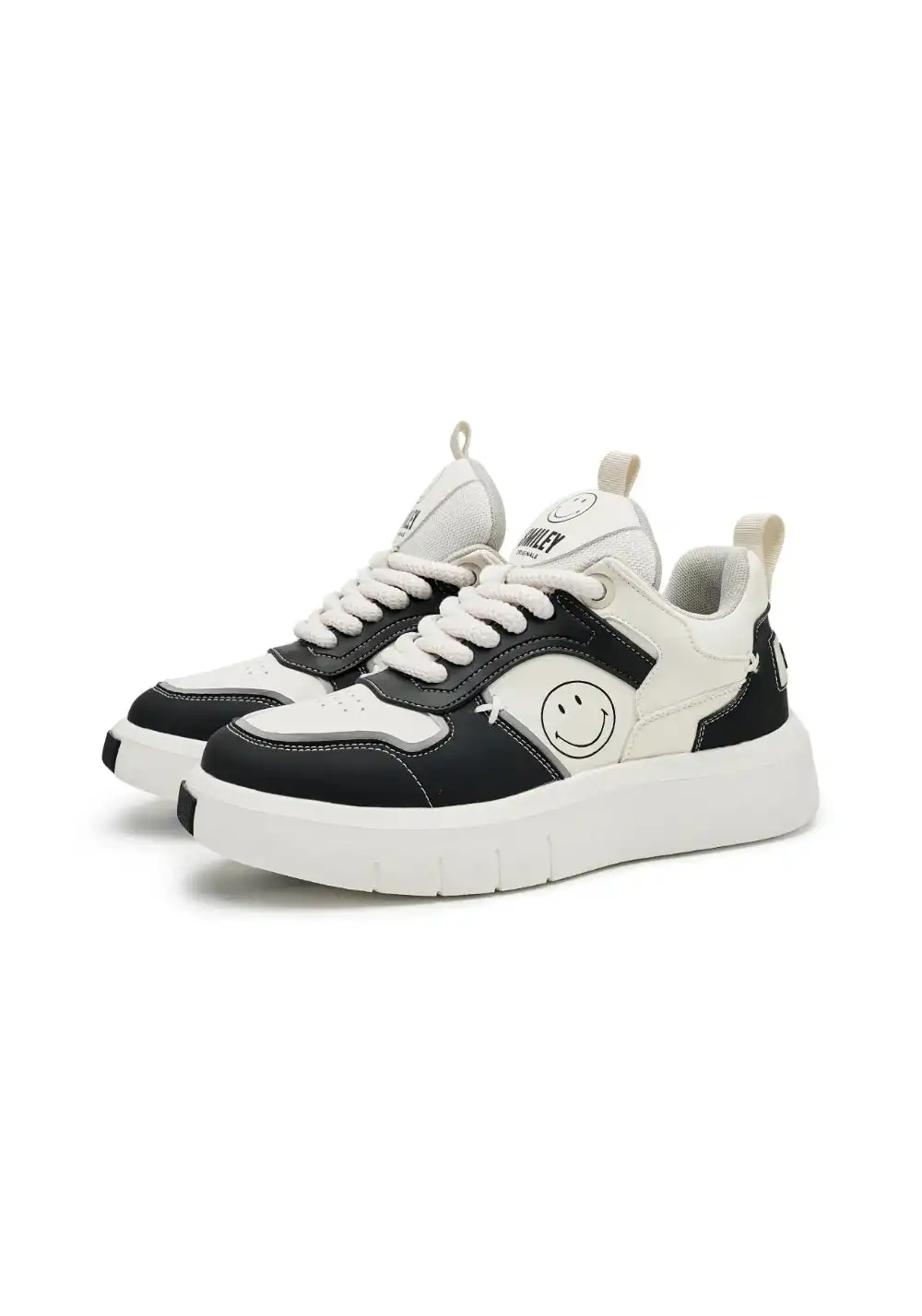 SMILEY丨Versatile Split Leather Skate Shoes