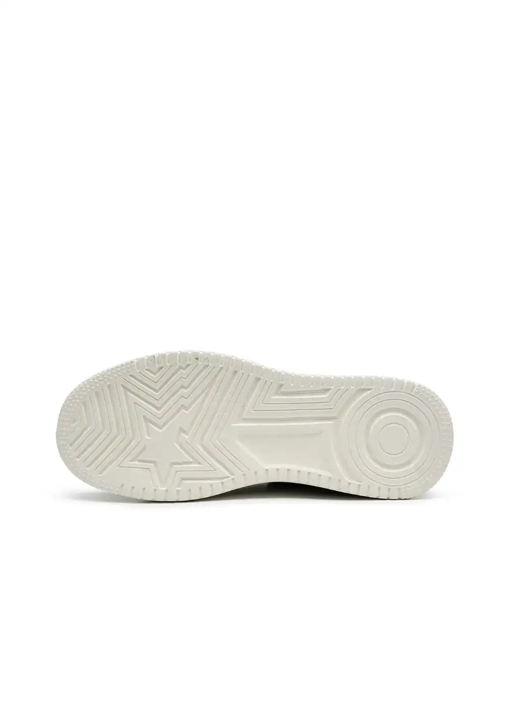 SMILEY丨Split Leather-Fabric Skate Shoes w/ Foam Sole
