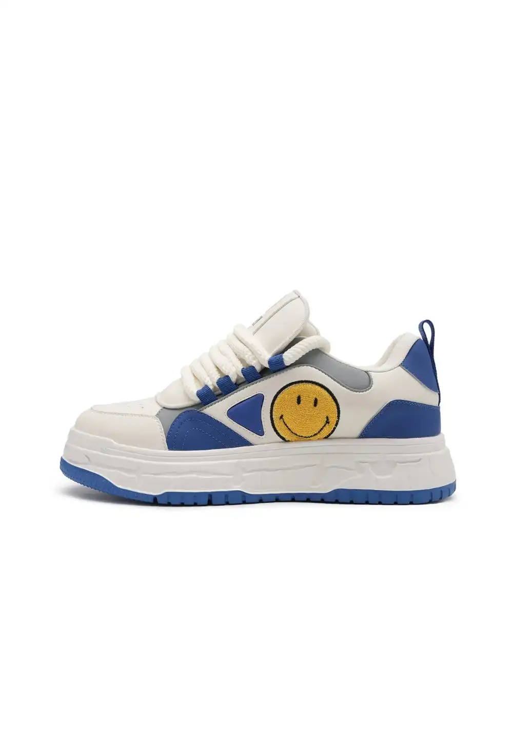 SMILEY丨Men's Synthetic Leather Foam-Sole Sneakers