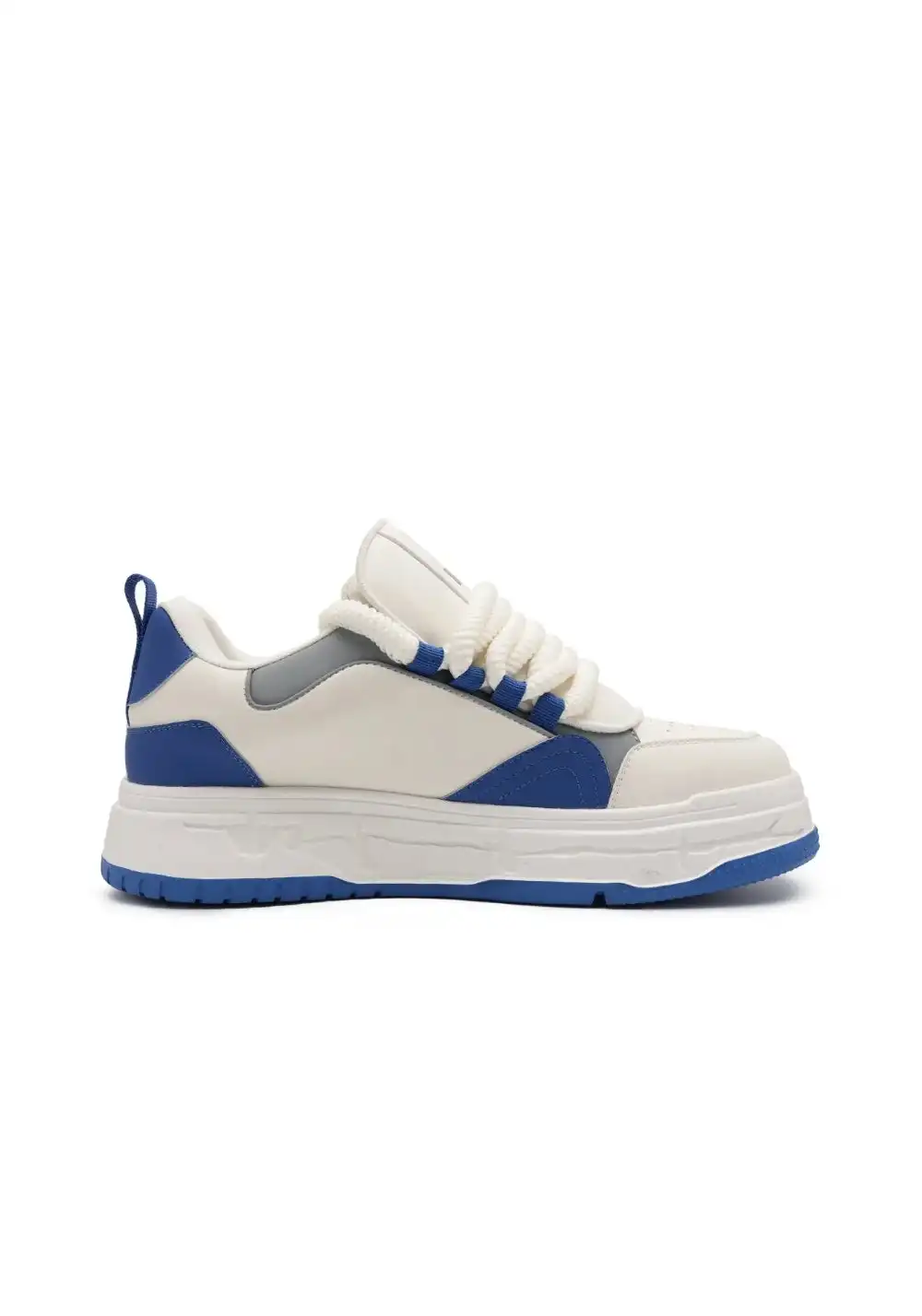 SMILEY丨Men's Synthetic Leather Foam-Sole Sneakers