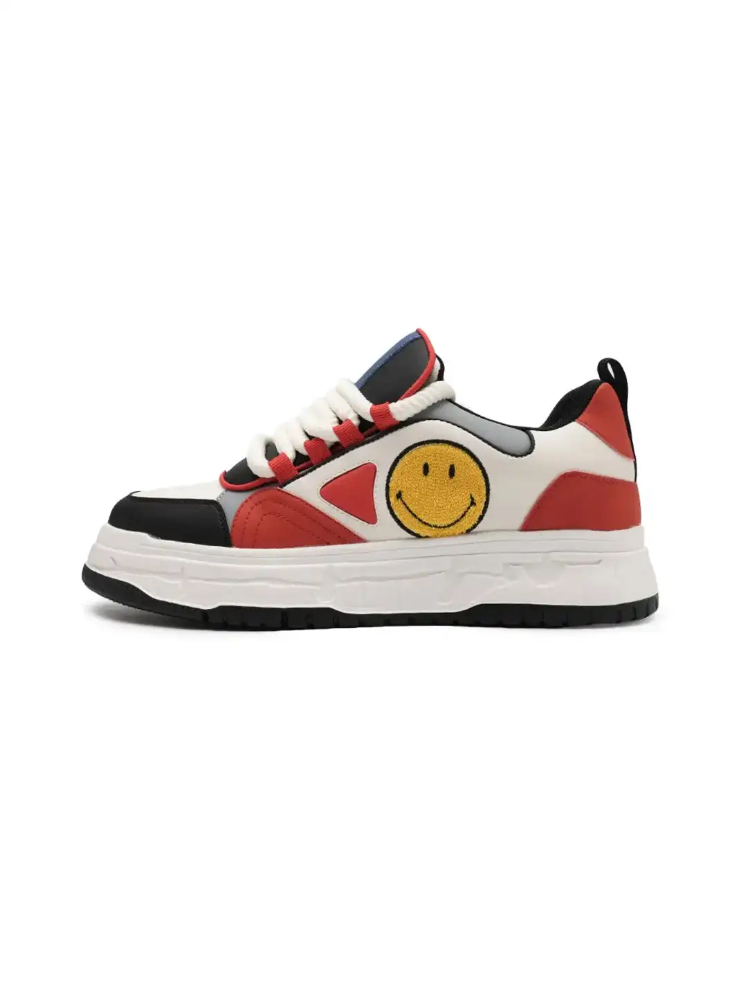 SMILEY丨Men's Synthetic Leather Foam-Sole Sneakers
