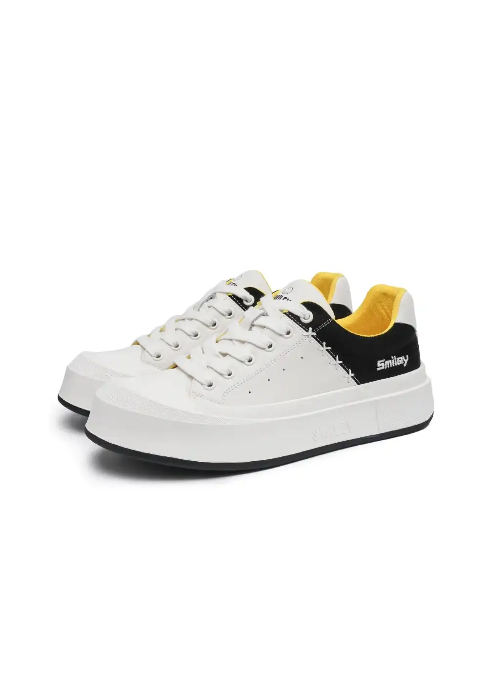 SMILEY丨Men's Smiley Split Leather Skate Shoes