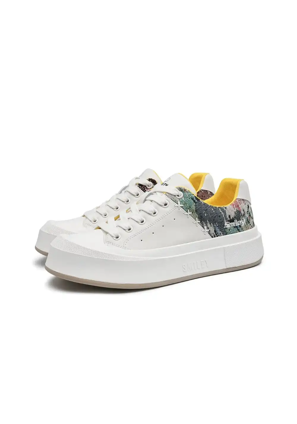 SMILEY丨Men's Smiley Split Leather Skate Shoes