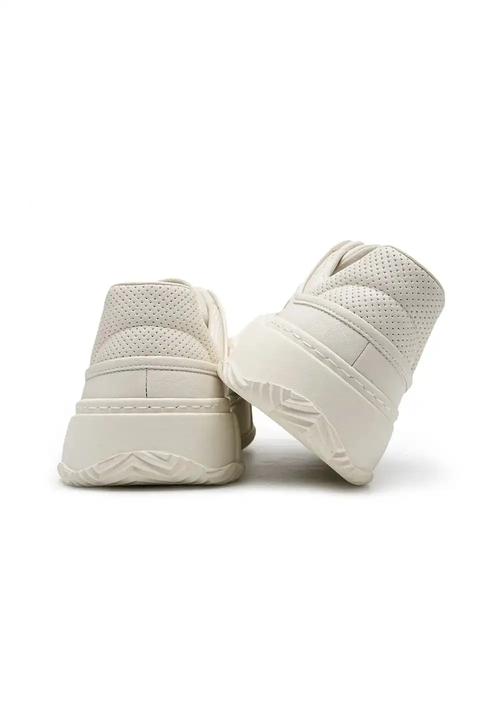 SMILEY丨Split Leather-Fabric Canvas Shoes
