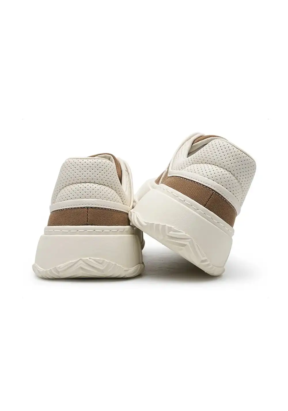 SMILEY丨Split Leather-Fabric Canvas Shoes