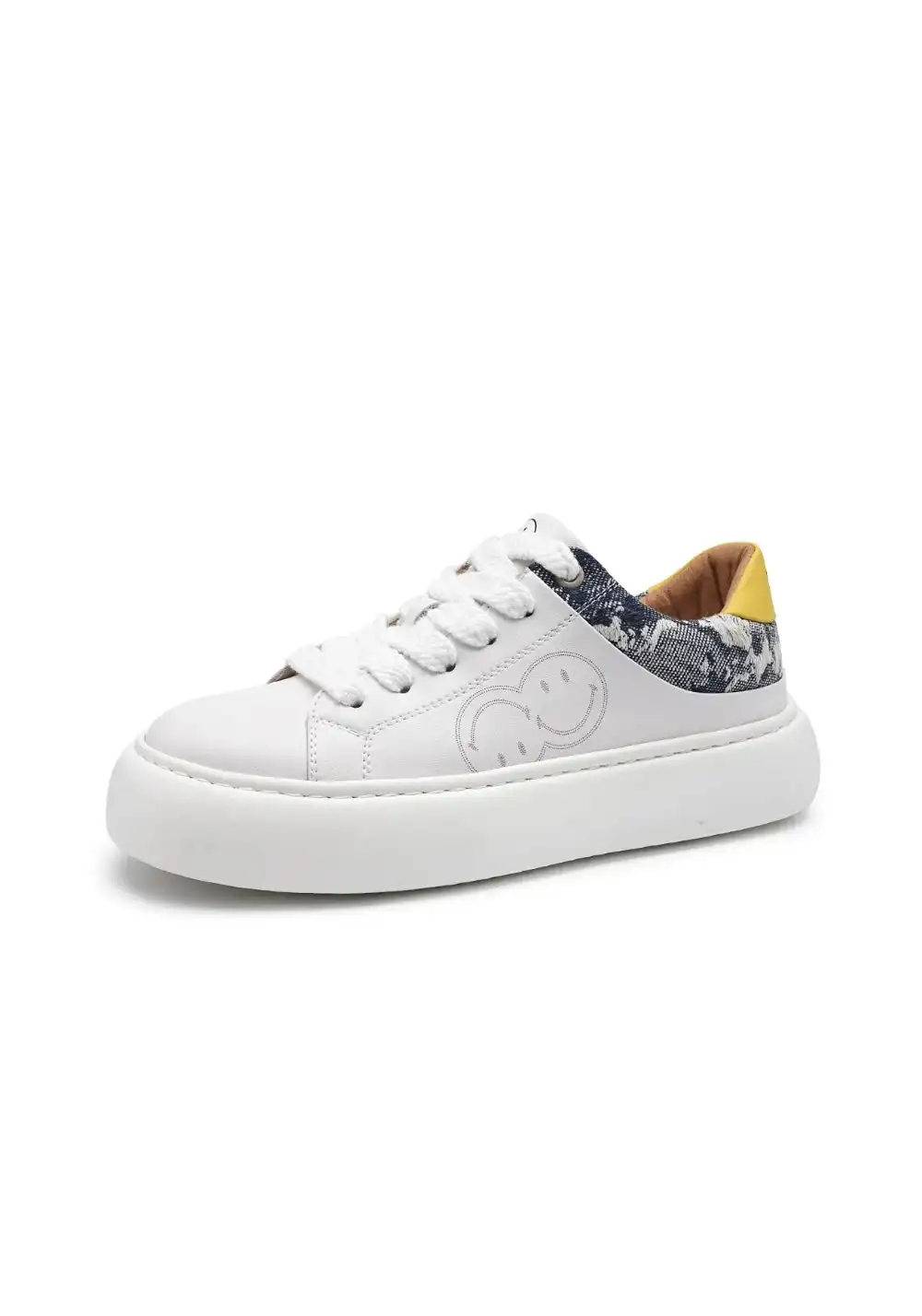 SMILEY丨Men's Lightweight Smiley Leather Sneakers