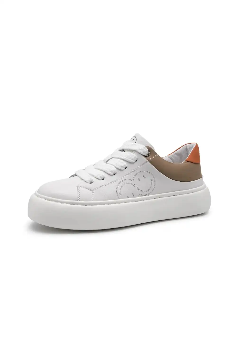 SMILEY丨Men's Lightweight Smiley Leather Sneakers