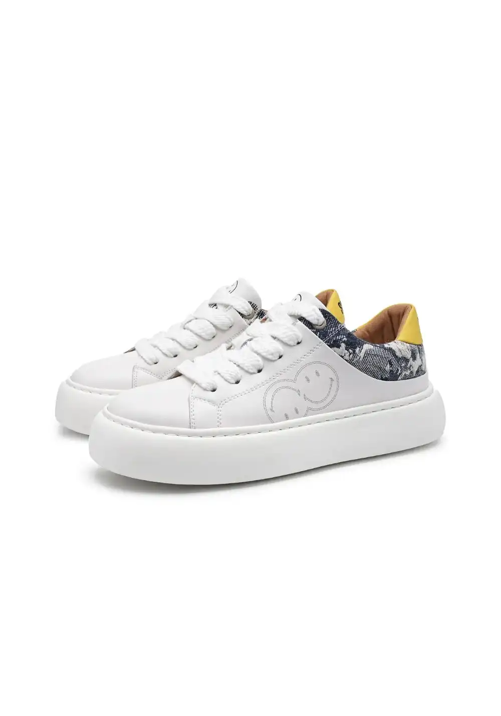 SMILEY丨Men's Lightweight Smiley Leather Sneakers