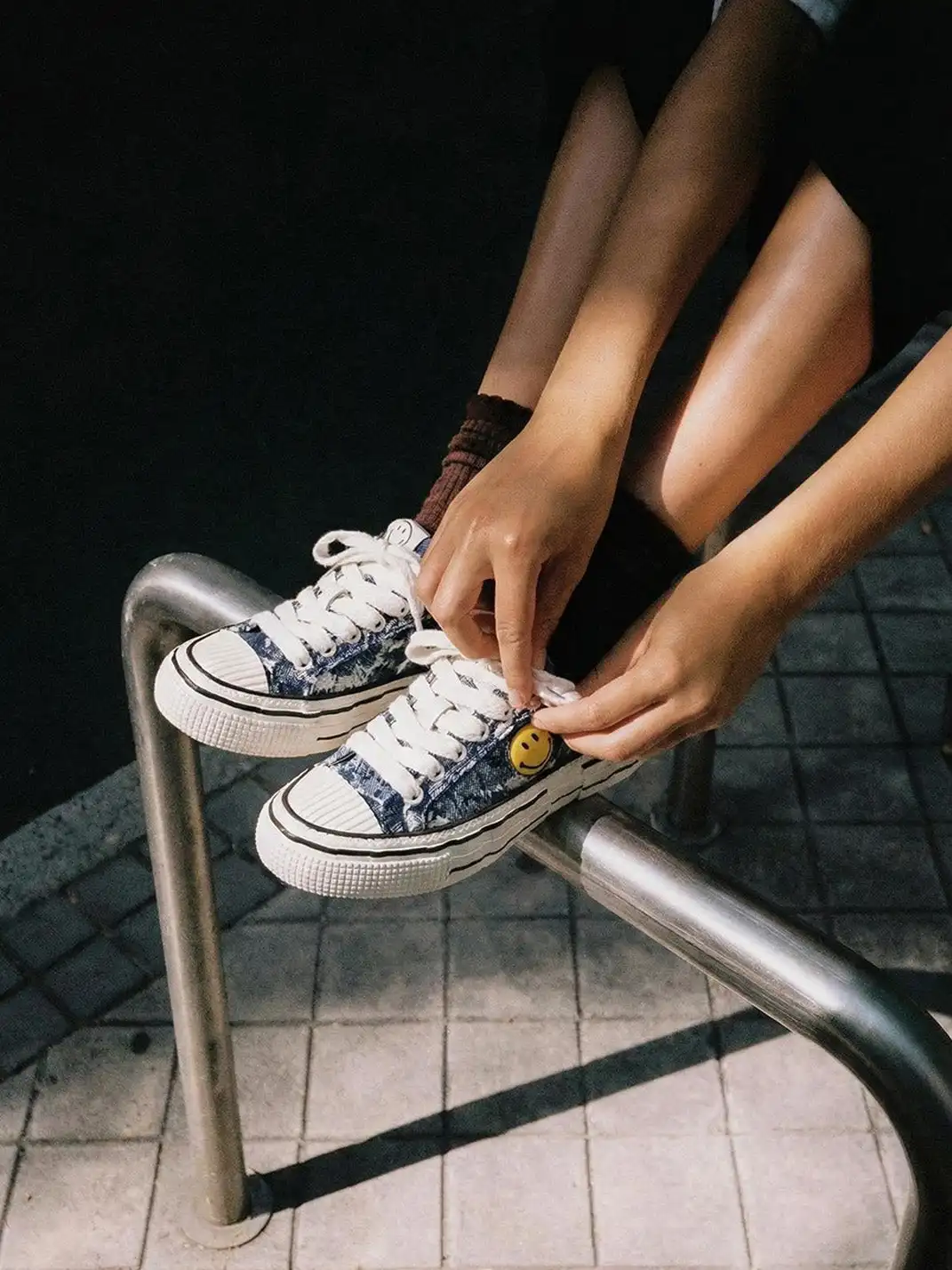 SMILEY丨Lightweight Smiley Pattern Canvas Shoes