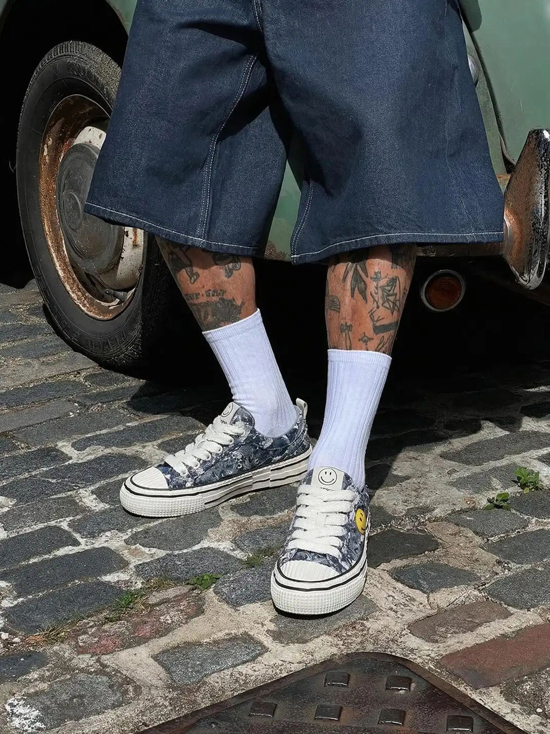 SMILEY丨Lightweight Smiley Pattern Canvas Shoes