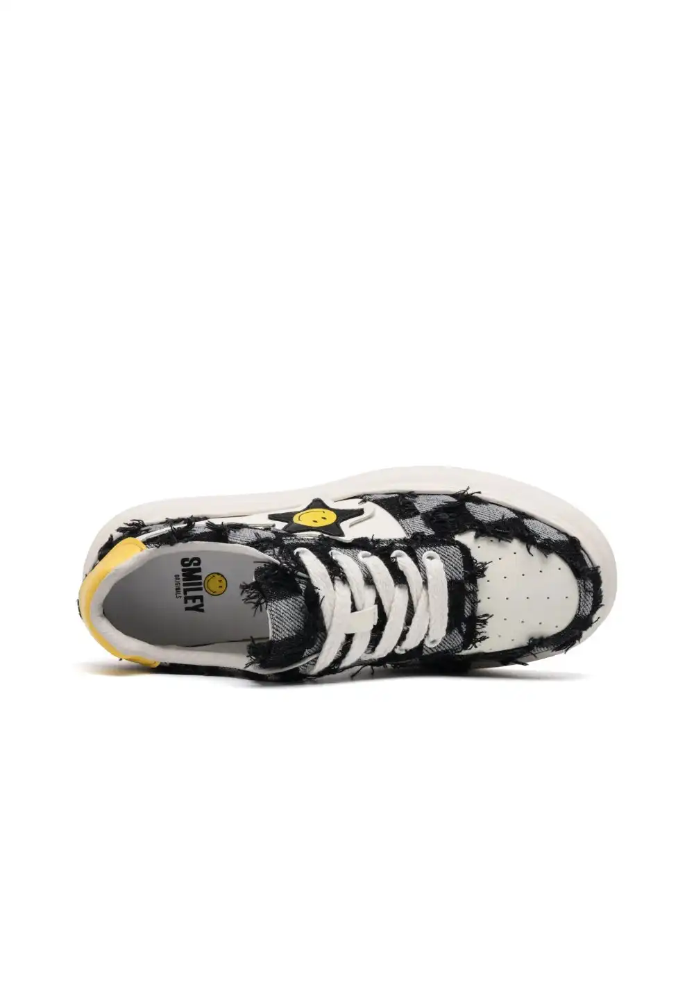 SMILEY丨Smiley Plaid Skate Shoes (Anti-Slip Thick Sole)