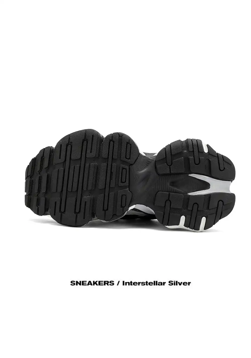 M88M丨Haoyue Chunky Dad Sneakers - Black & Silver