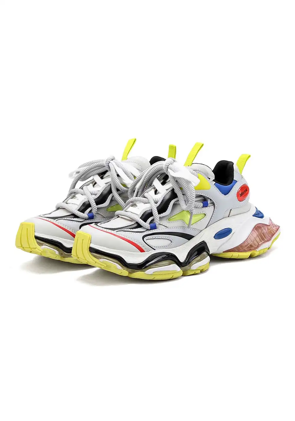 M88M丨Haoyue Platform Sneakers - Black/Gray Colorway