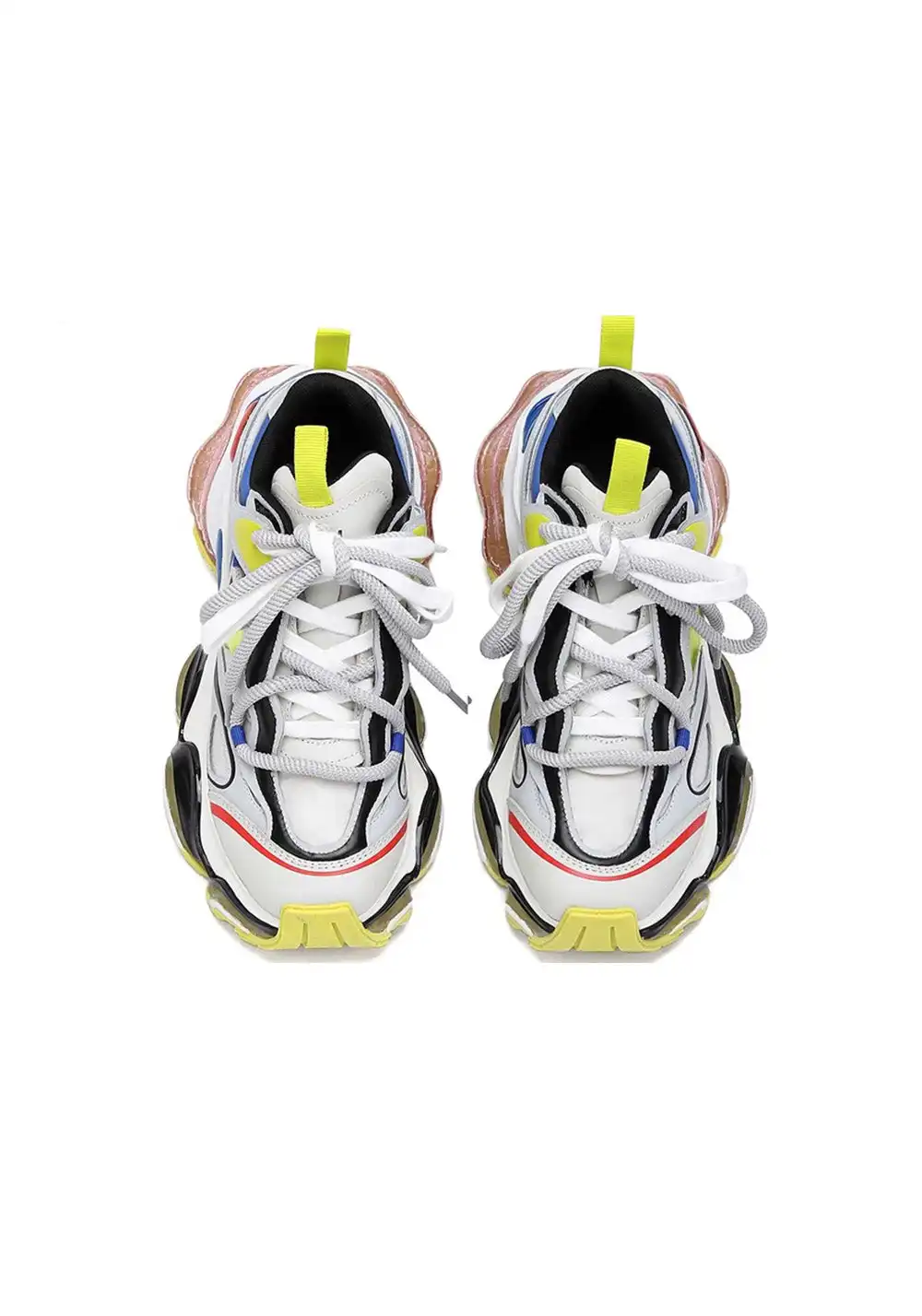 M88M丨Haoyue Platform Sneakers - Black/Gray Colorway