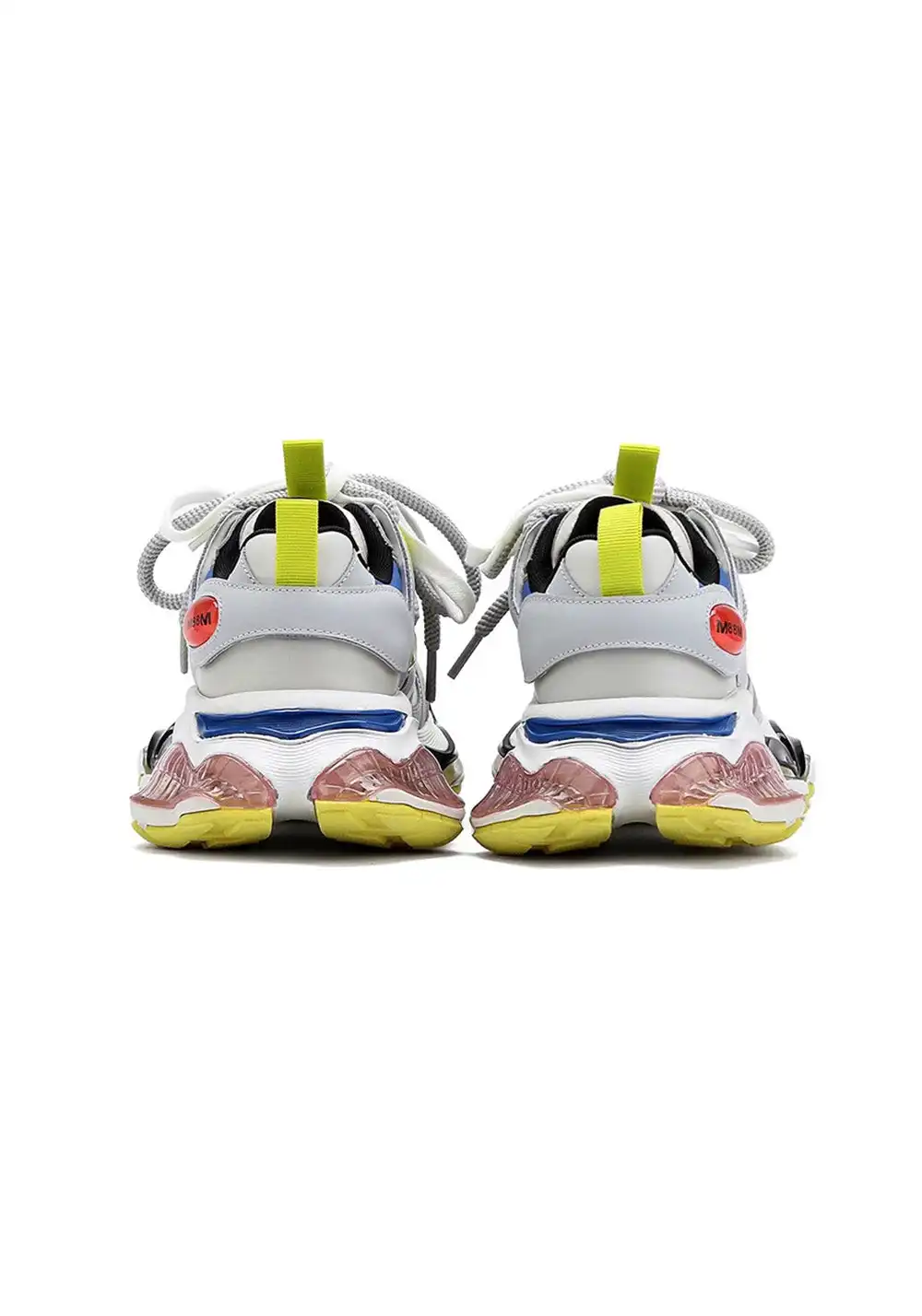 M88M丨Haoyue Platform Sneakers - Black/Gray Colorway