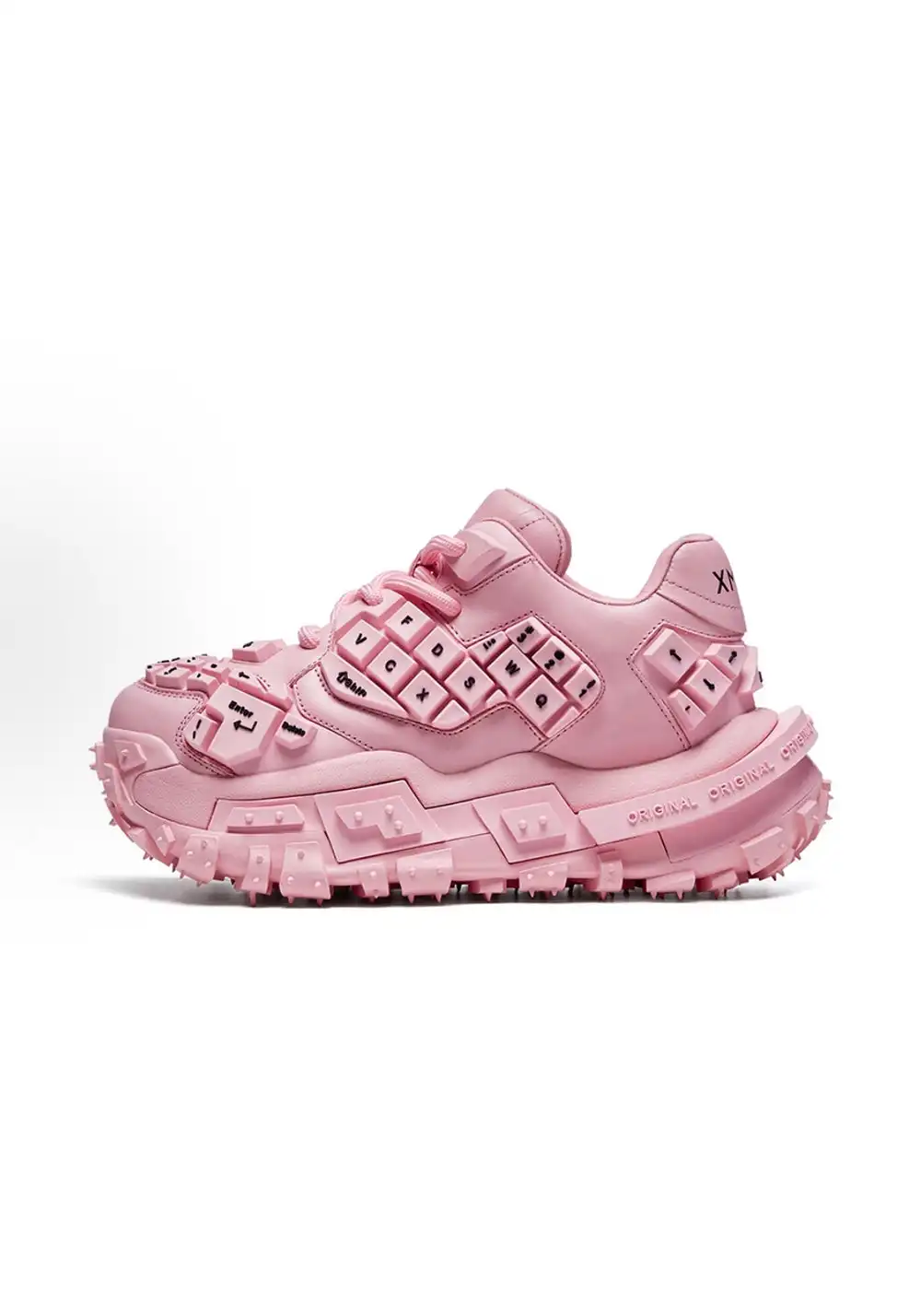 XMZY丨Chunky Keyboard Dad Sneakers -Pink