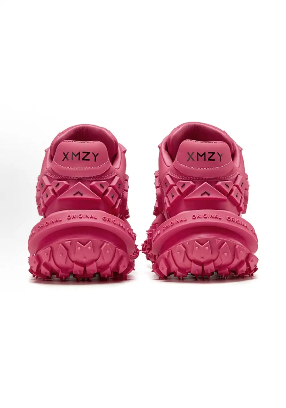 XMZY丨Chunky Keyboard Dad Sneakers -Pink&Red