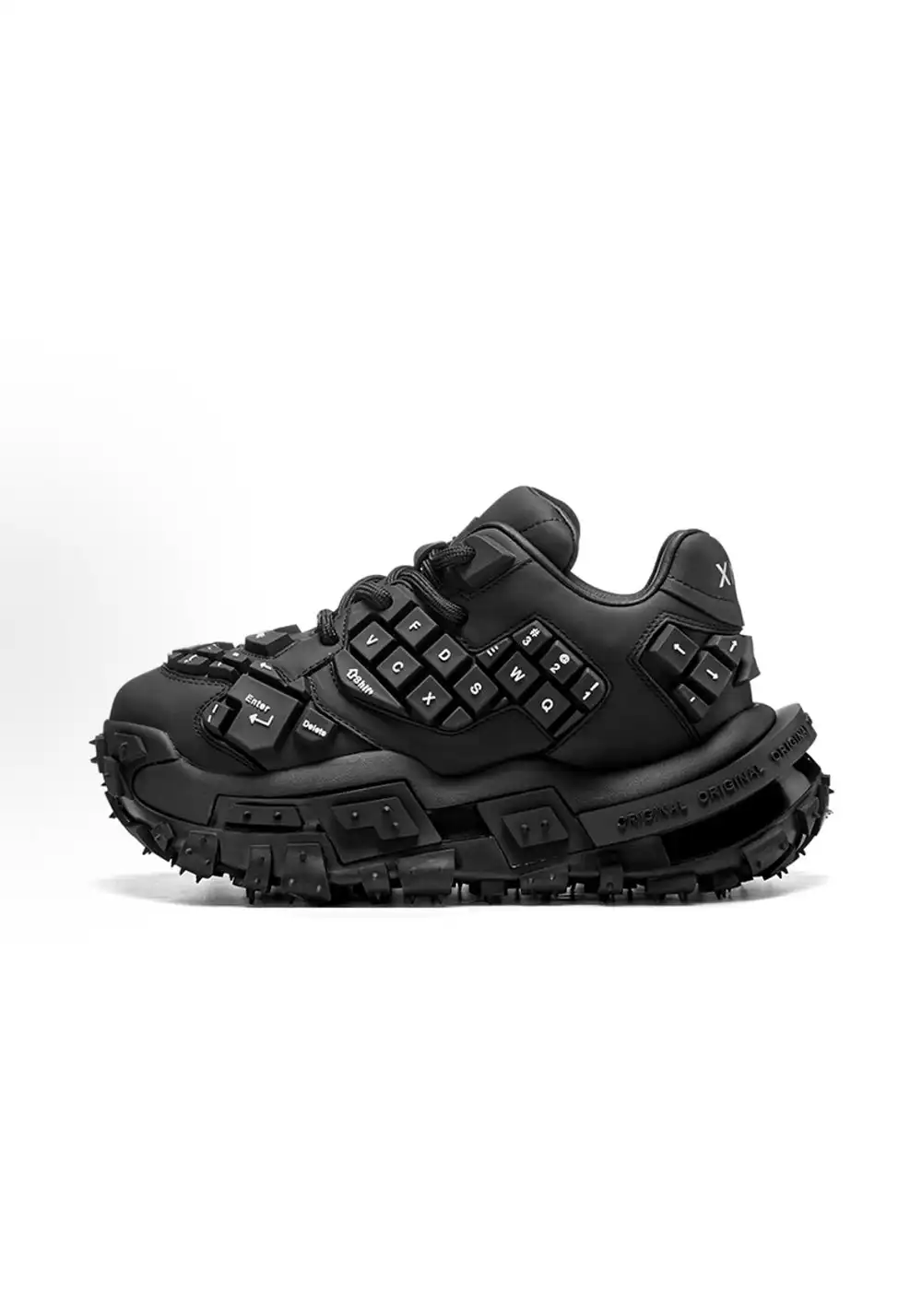 XMZY丨Chunky Keyboard Dad Sneakers -Black